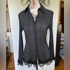 NWOT Apt. 9 Crinkle Blouse, Size S